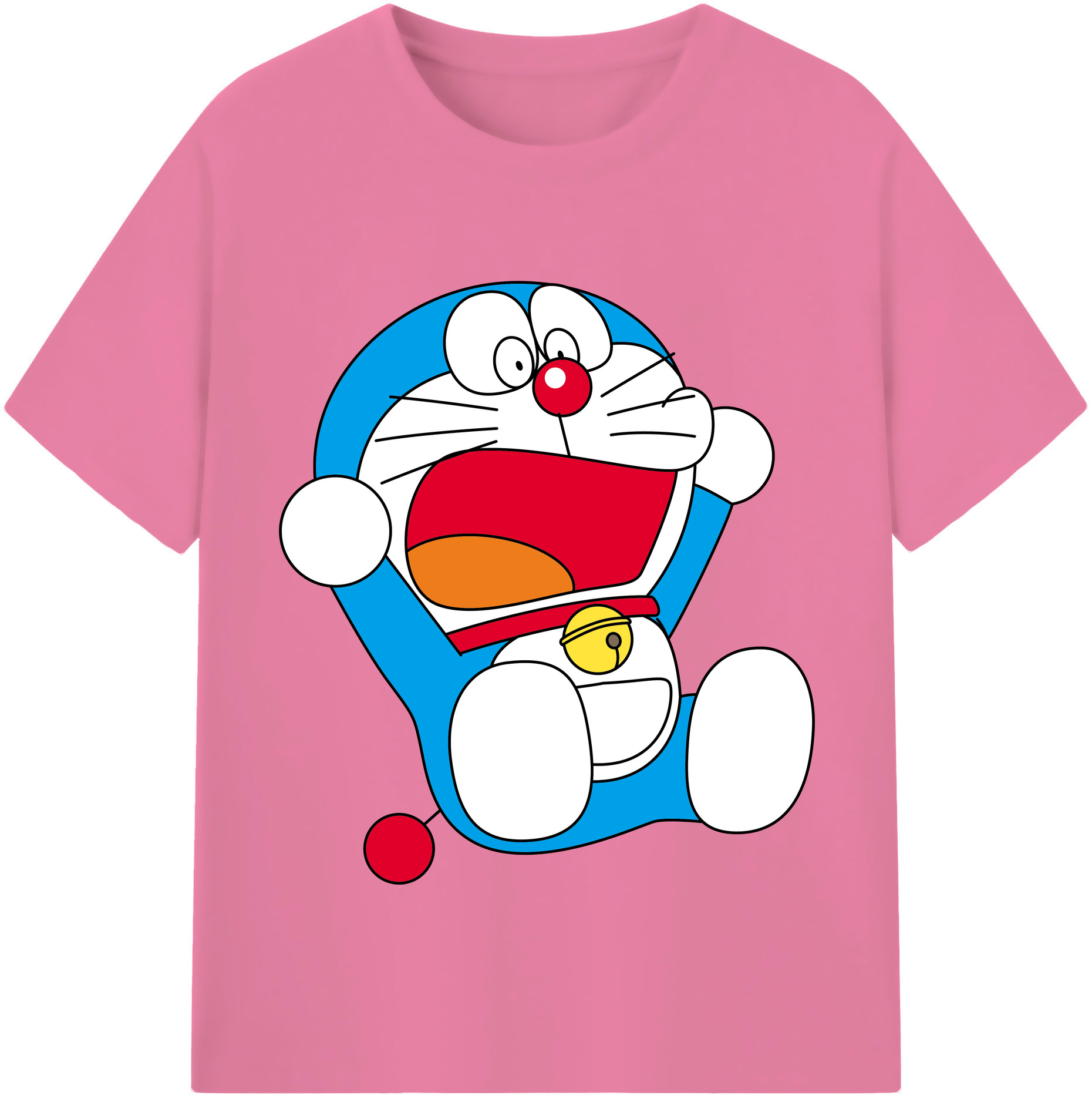 （画像用） ドラえもん Doraemon 綿100％半袖Tシャツ（フロントプリント）